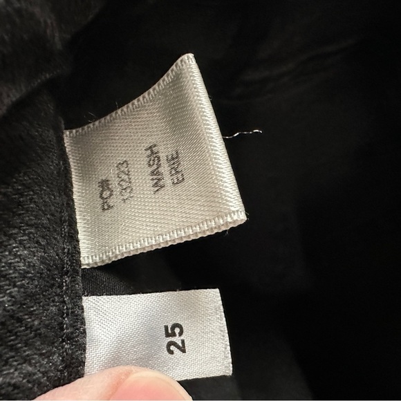 Reformation Black Skinny‎ Jeans Classic Fit size 25 Button Fly EUC - Picture 4 of 12